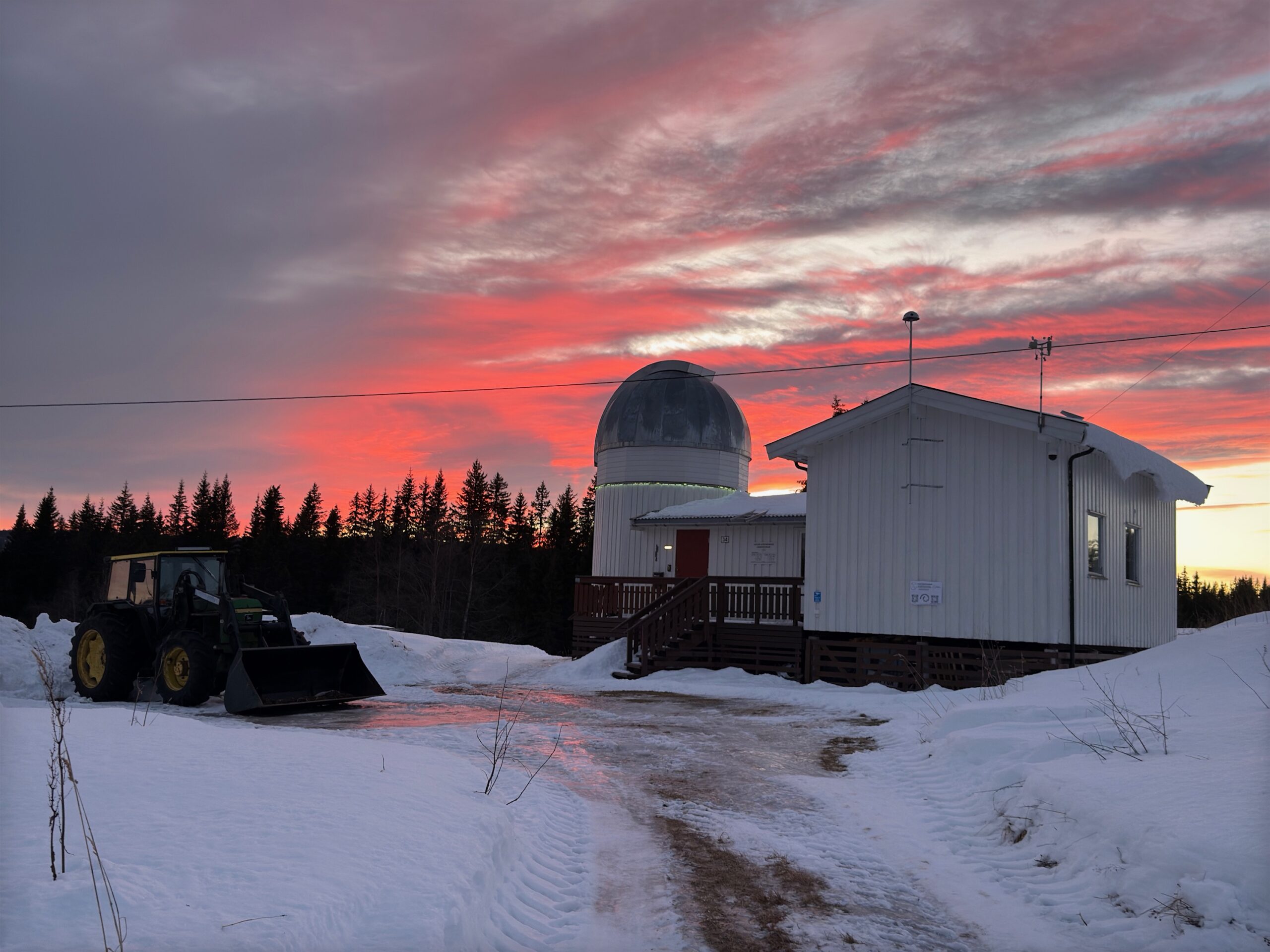 Hågår i solnedgang